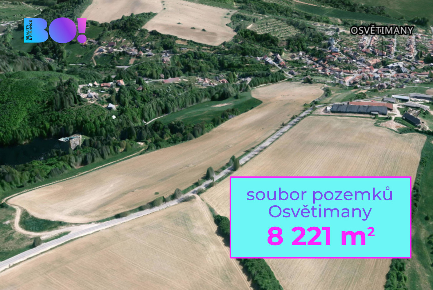 Prodej pole 8 221 m²