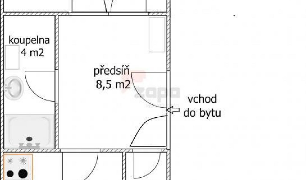 Pronájem bytu 1+1 49 m², Praha – náhled fotky 11
