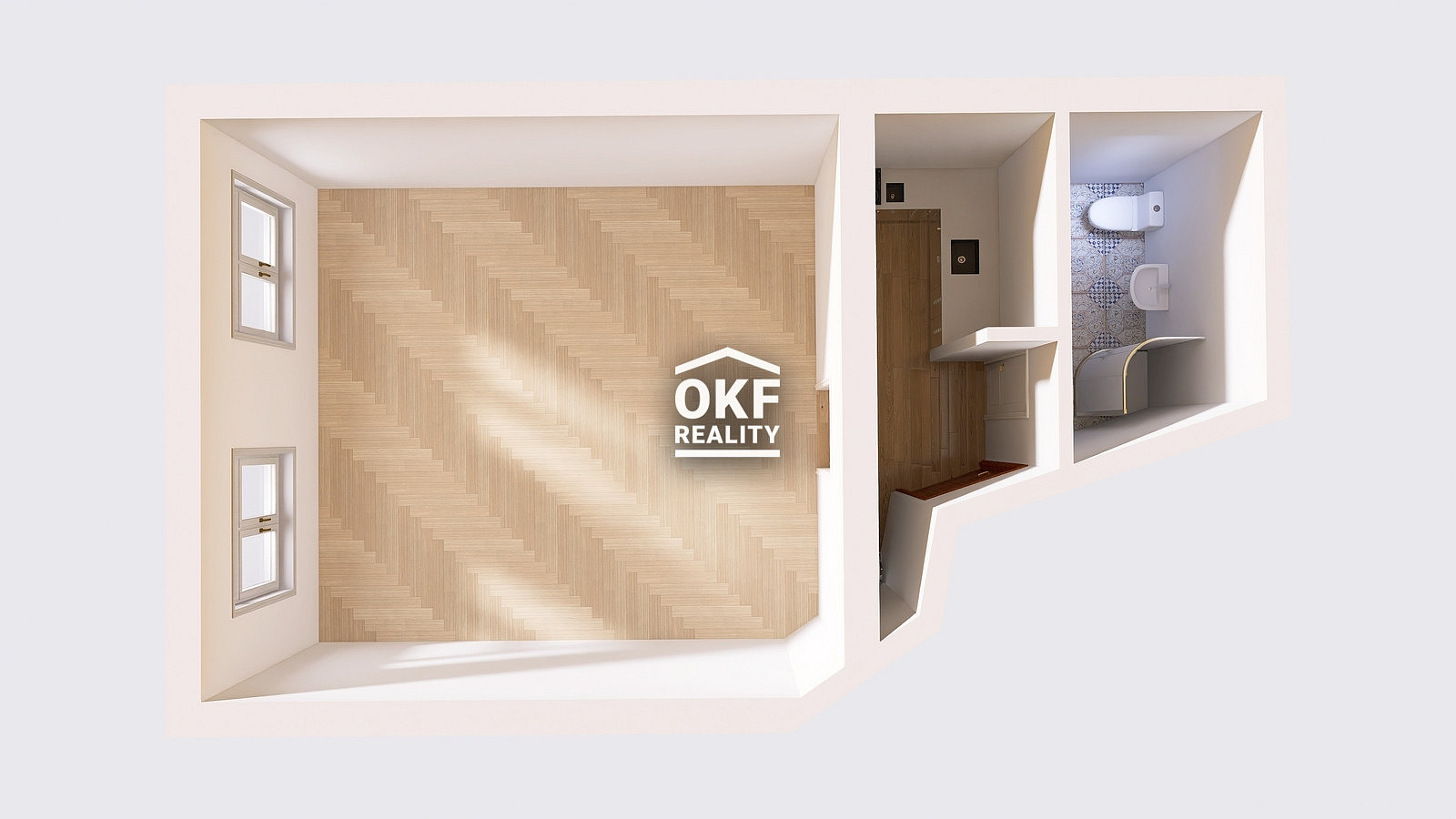 Pronájem bytu 1+1 39 m² - Ansicht 2
