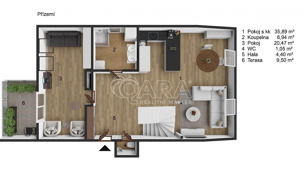 Prodej bytu 3+kk 122 m², Praha – náhled fotky 3