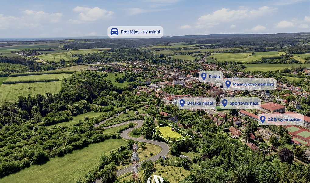 Prodej stavebního pozemku 1 486 m², Konice – náhled fotky 5