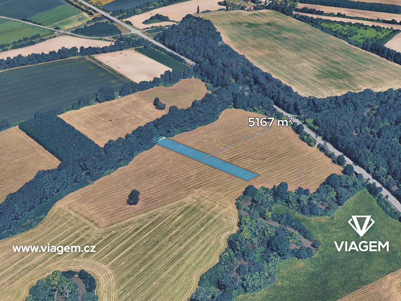 Prodej pole 861 m²