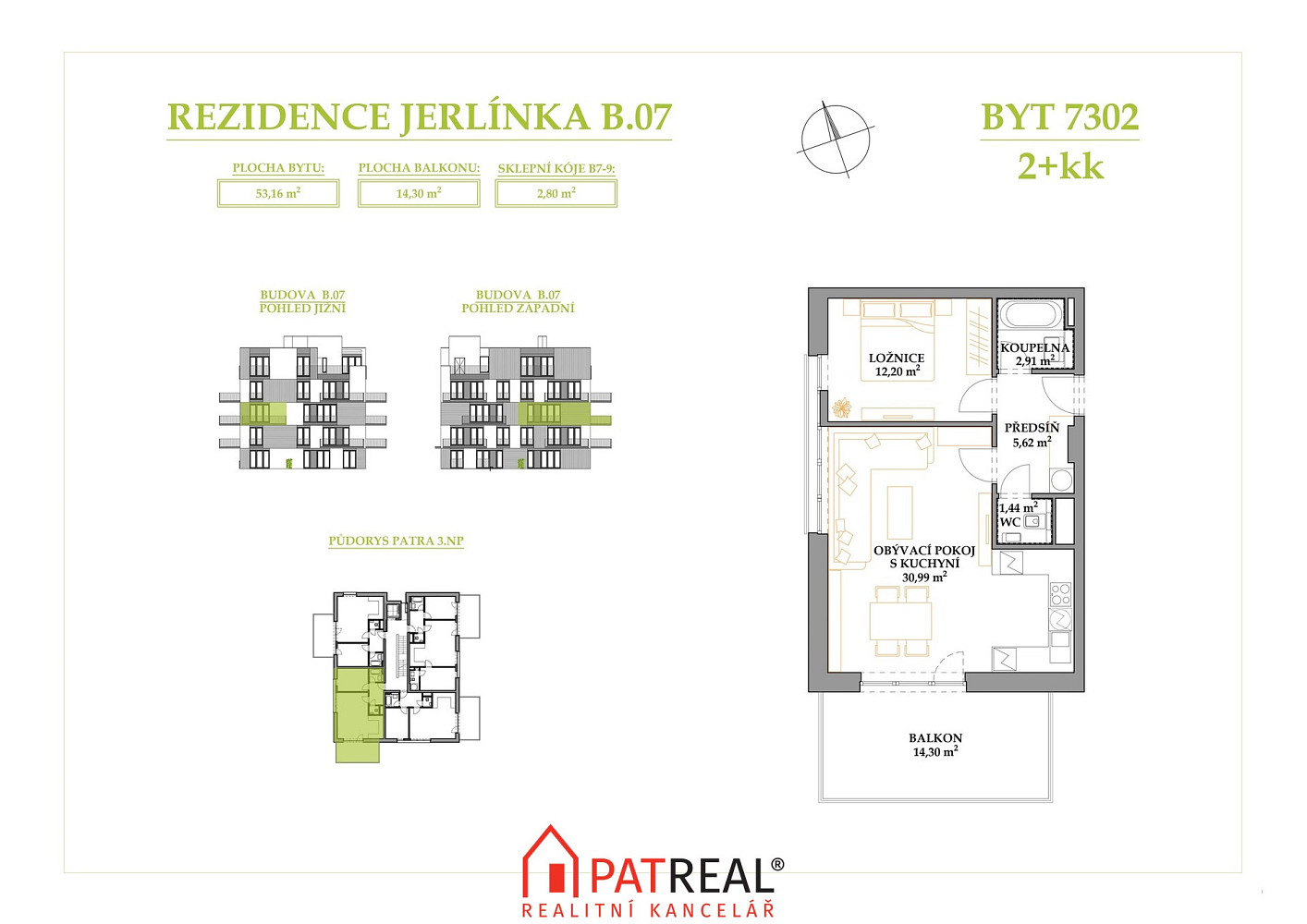 Prodej bytu 2+kk 67 m² — photo 2