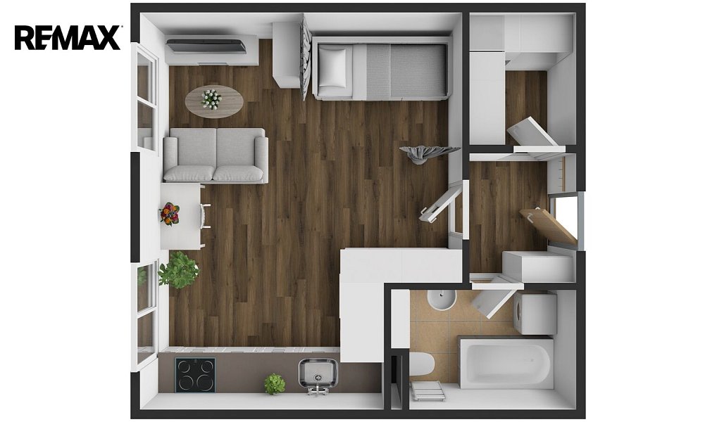 Pronájem bytu 1+kk 30 m², Klecany – náhled fotky 21