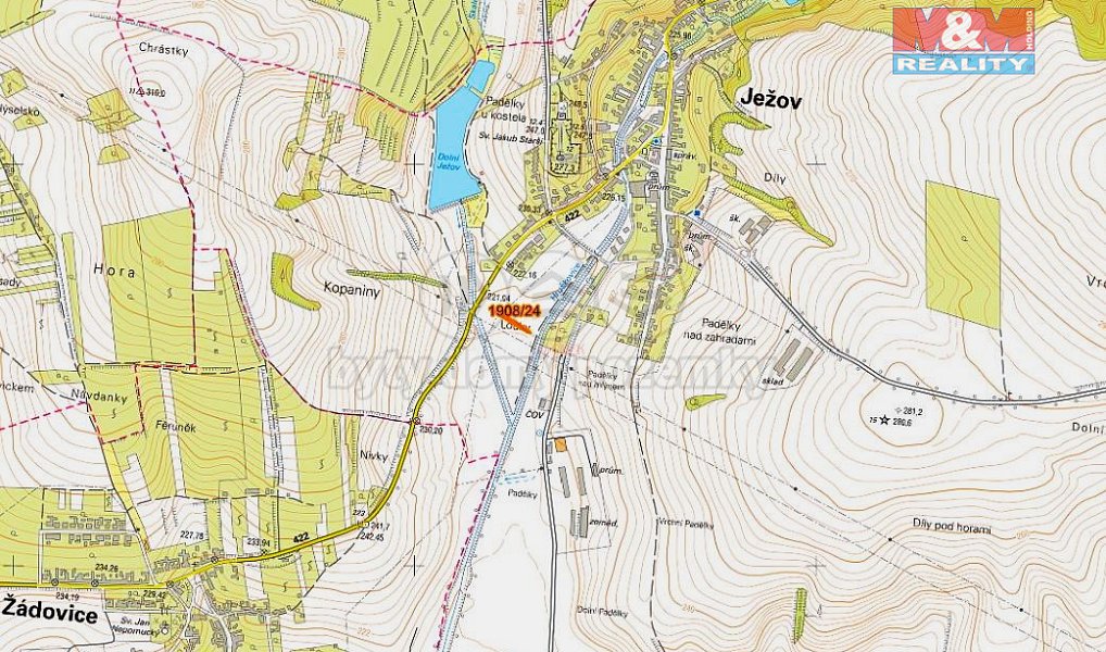 Prodej pole 196 m², Ježov – náhled fotky 2