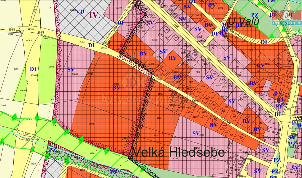 Prodej stavebního pozemku 19 985 m², Velká Hleďsebe – náhled fotky 6