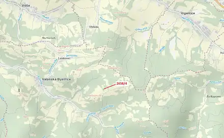 Dražba pozemku 370 m², Valašská Bystřice