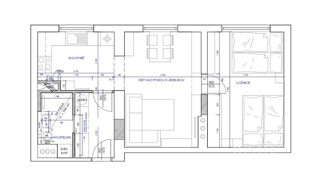 Prodej bytu 2+1 52 m², Záblatí – náhled fotky 7