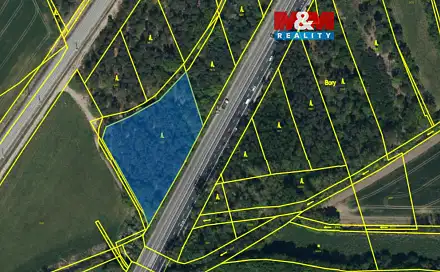 Prodej lesa 3 361 m², Pardubice - Trnová