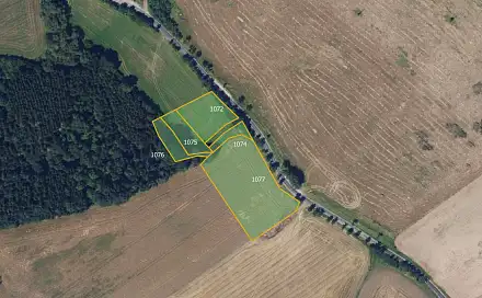 Prodej pole 18 767 m², Letovice - Meziříčko, okres Blansko