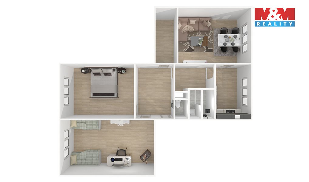 Prodej bytu 3+1 85 m², Toužim – náhled fotky 13