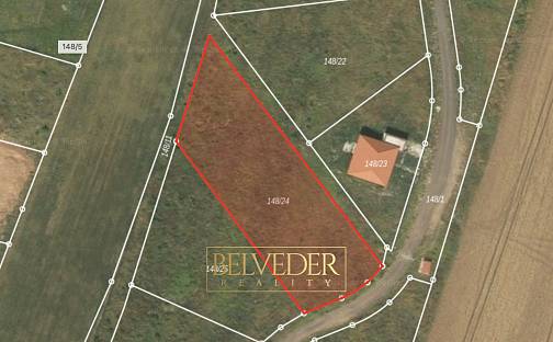 Prodej stavebního pozemku 1 783 m², Modlany - Kvítkov, okres Teplice