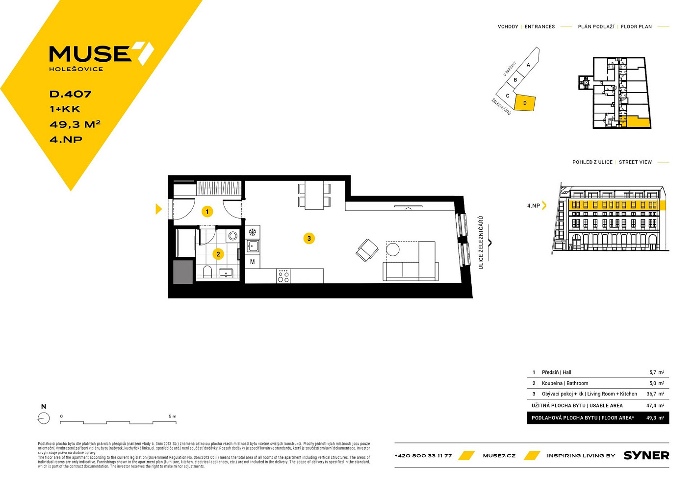 Prodej bytu 1+kk 49 m² — photo 2