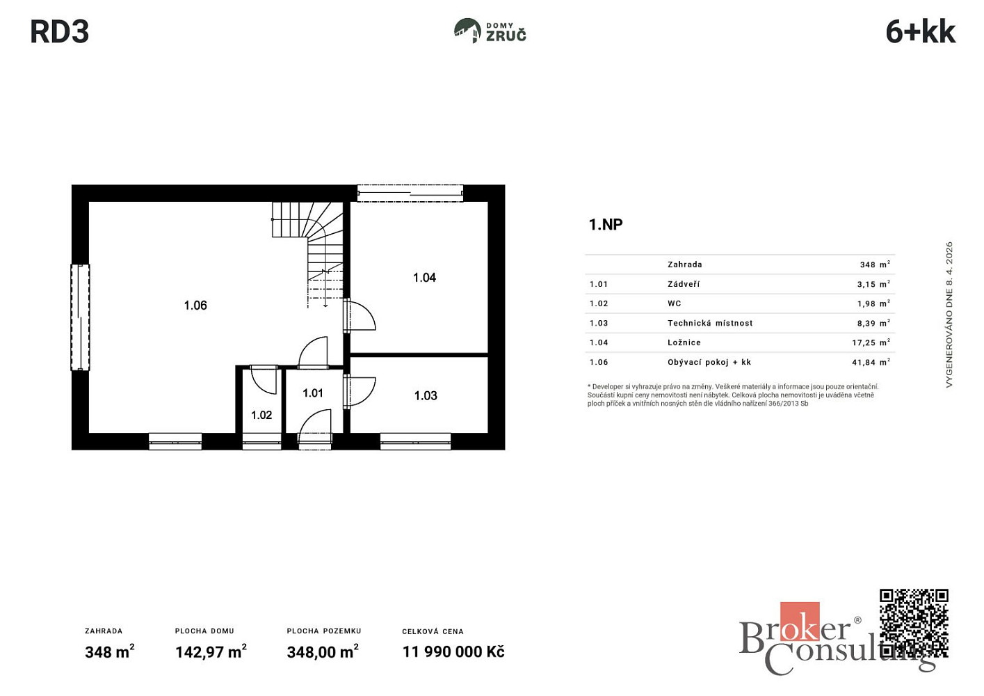 Prodej domu 143 m² s pozemkem 348 m² – fotografie 2