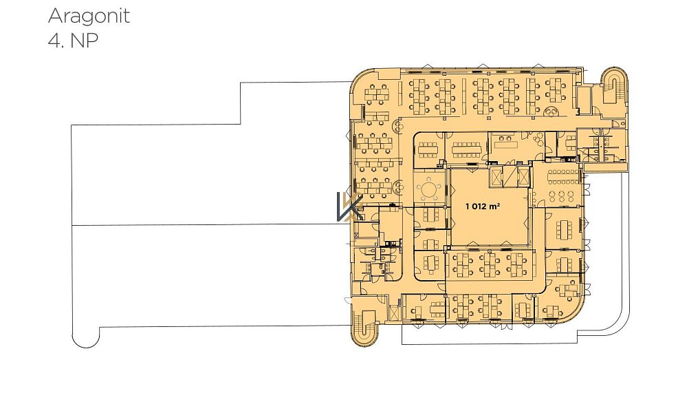 Pronájem kanceláře 1 012 m², Praha – náhled fotky 2