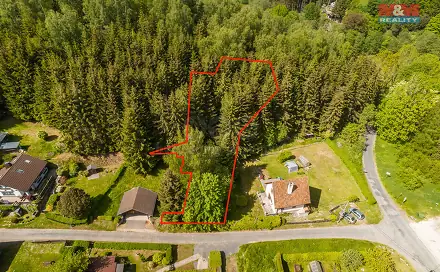 Prodej zahrady 784 m², Aš - Vernéřov, okres Cheb