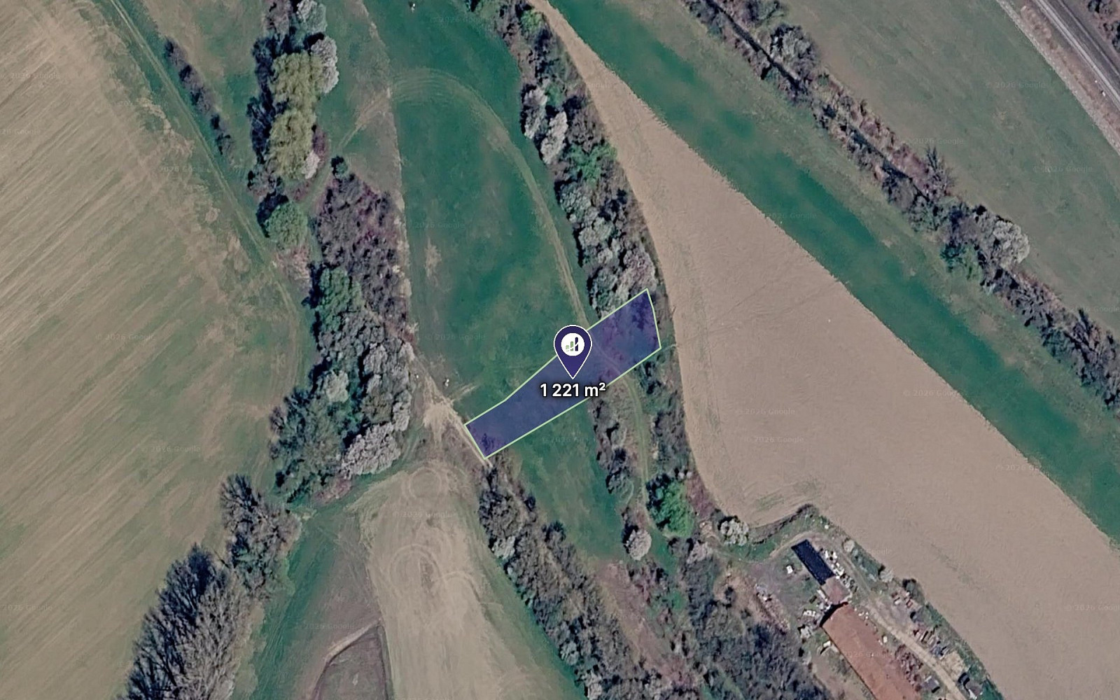 Prodej pole 611 m²