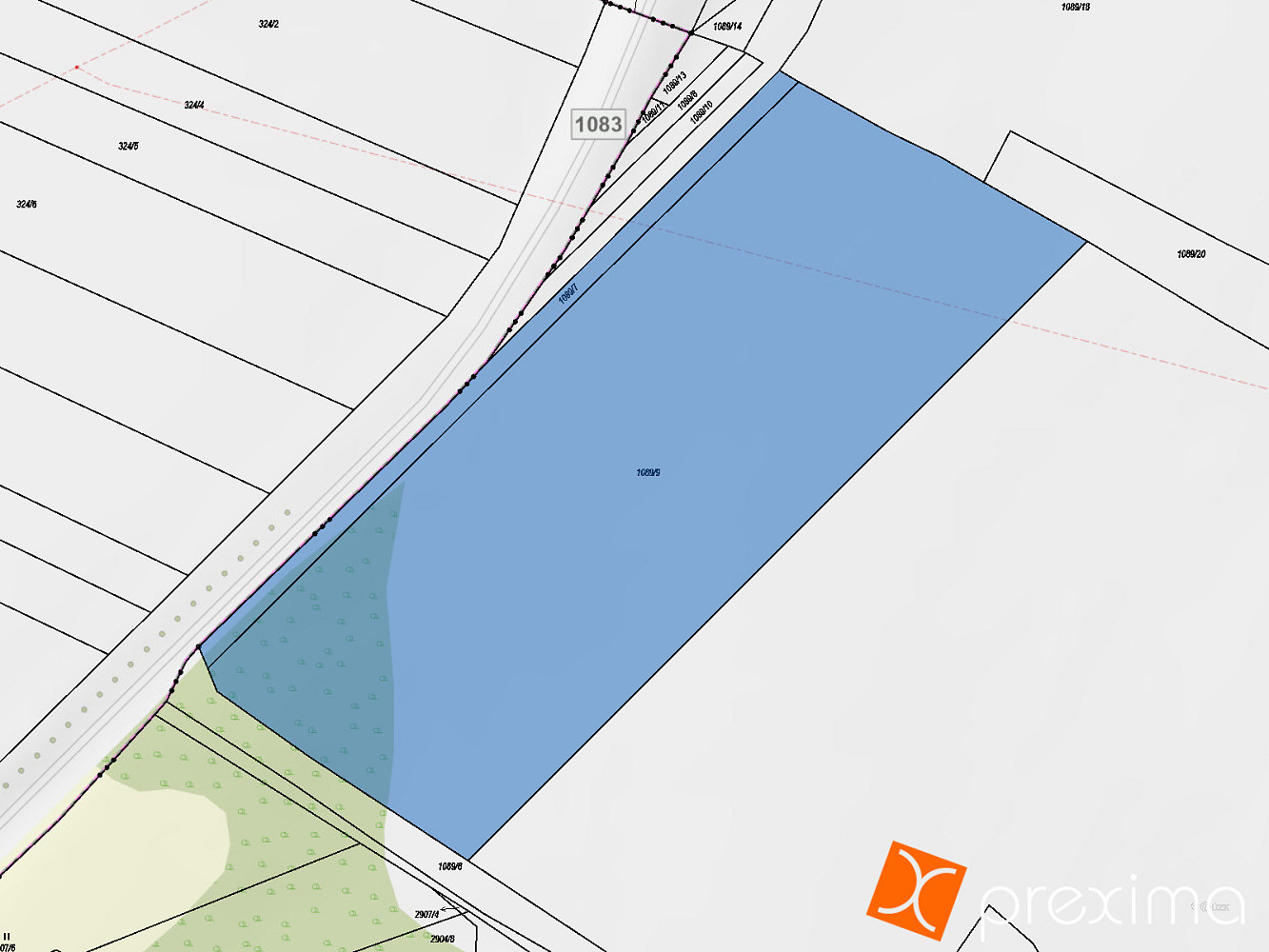 Prodej pole 1 746 m² – pohled 3