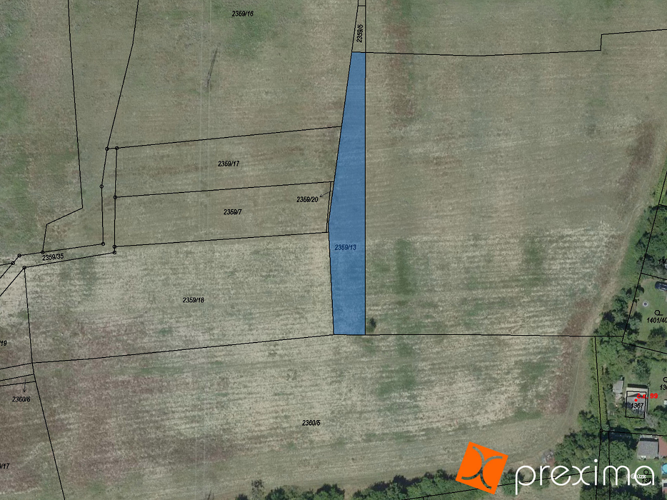 Prodej pole 142 m²
