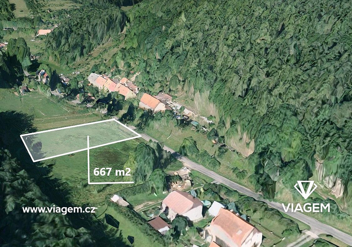 Stavební - bydlení 667 m², Podíl 50 % o výměře 334 m² – pohled 3