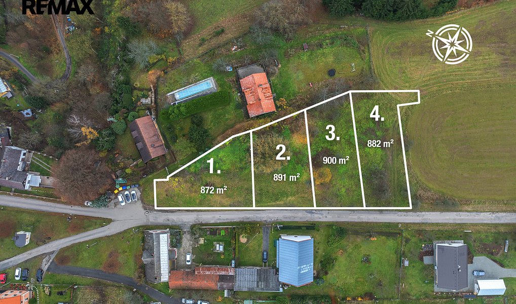 Prodej stavebního pozemku 872 m², Mukařov – náhled fotky 2