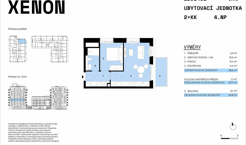 Prodej bytu 2+kk 39 m², Brno – náhled fotky 2