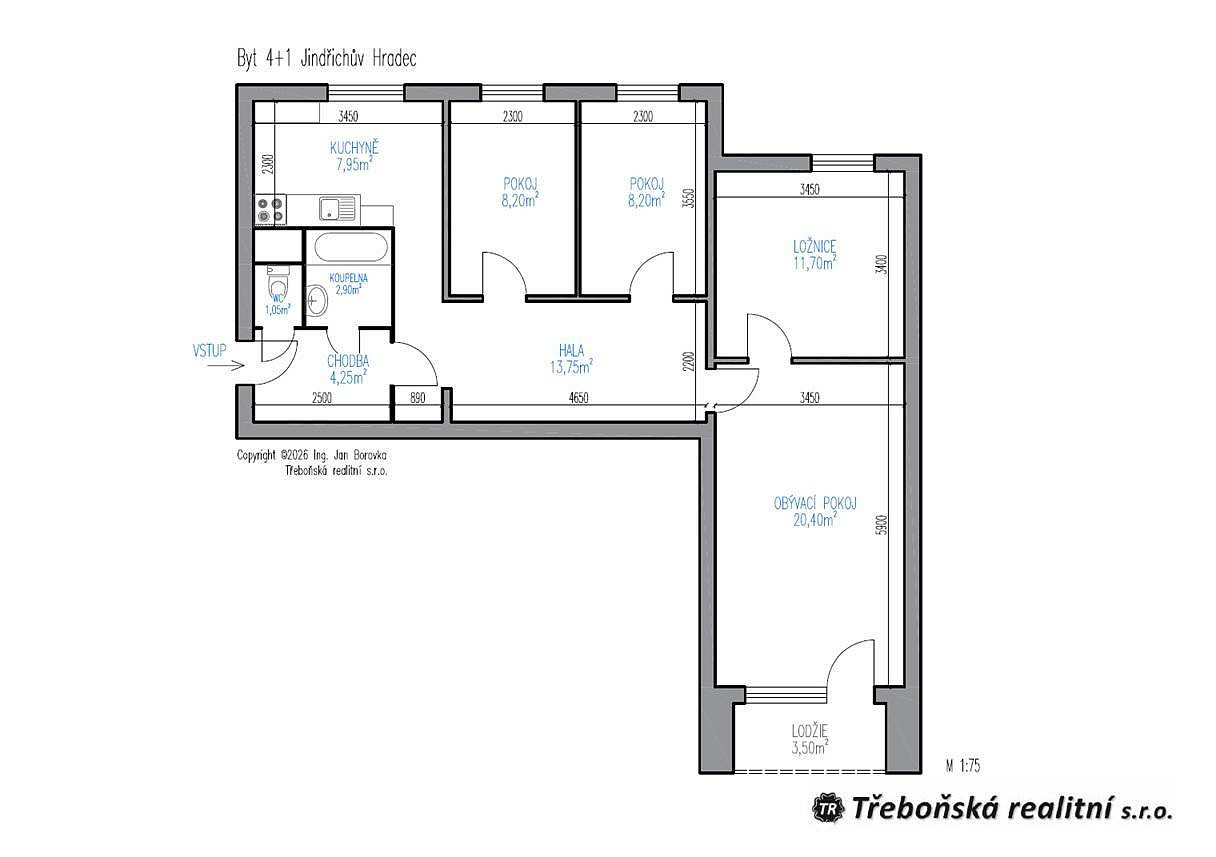 Prodej bytu 4+1 78 m² – fotografie 3