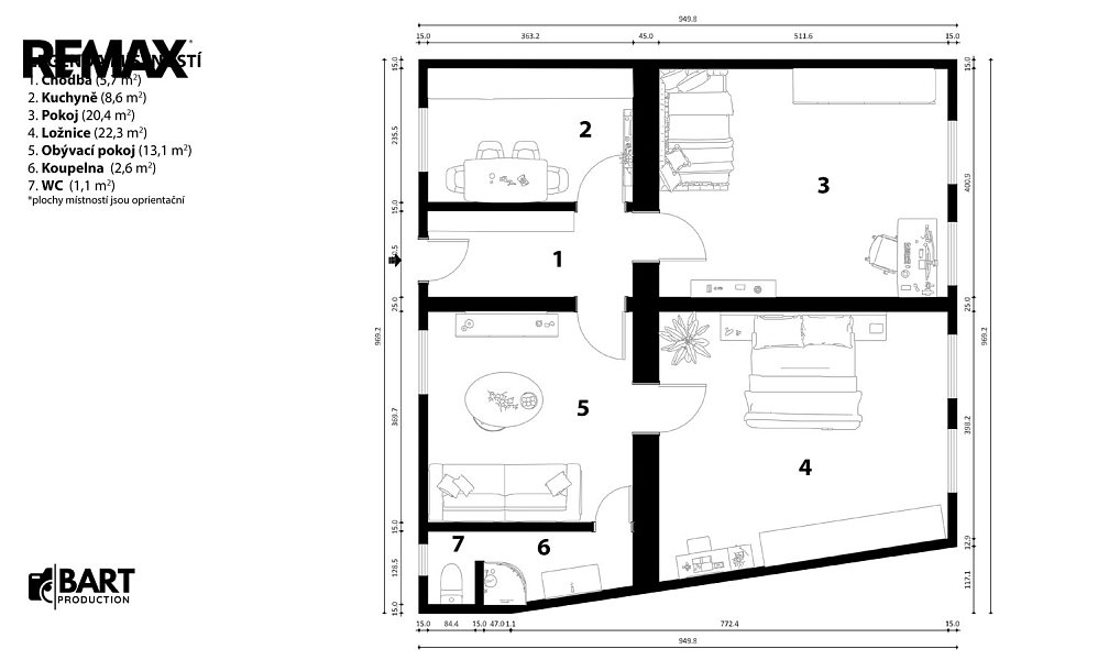 Prodej bytu 3+1 72 m², Brno – náhled fotky 5
