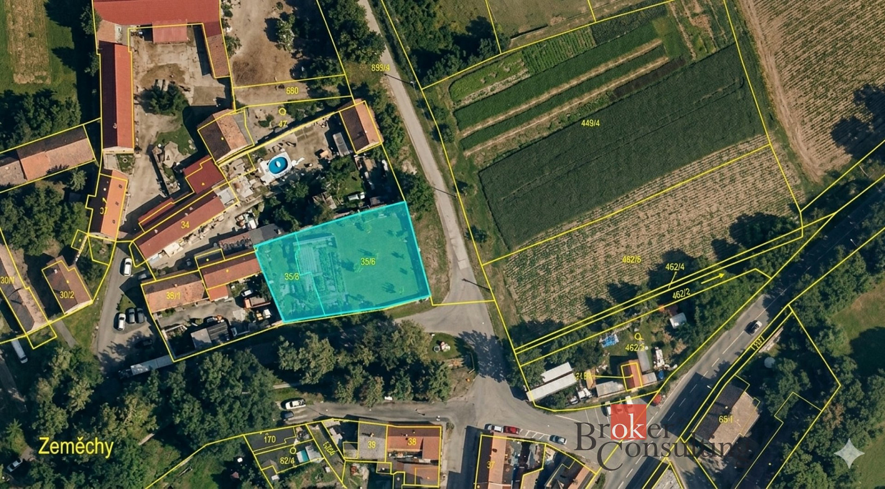 Prodej stavebního pozemku 991 m²