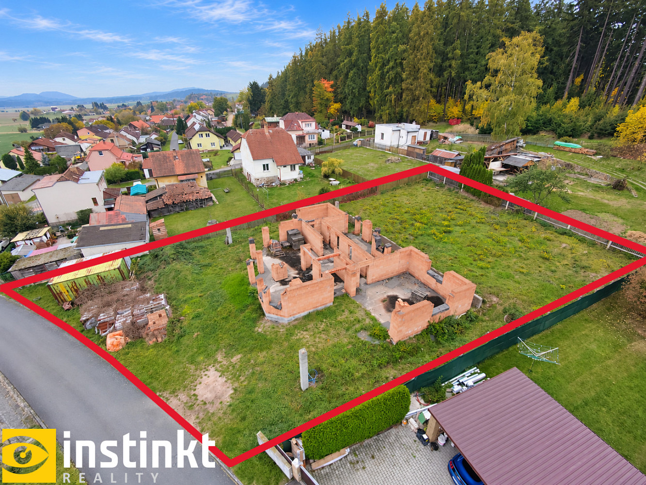 Prodej stavebního pozemku 1 453 m²