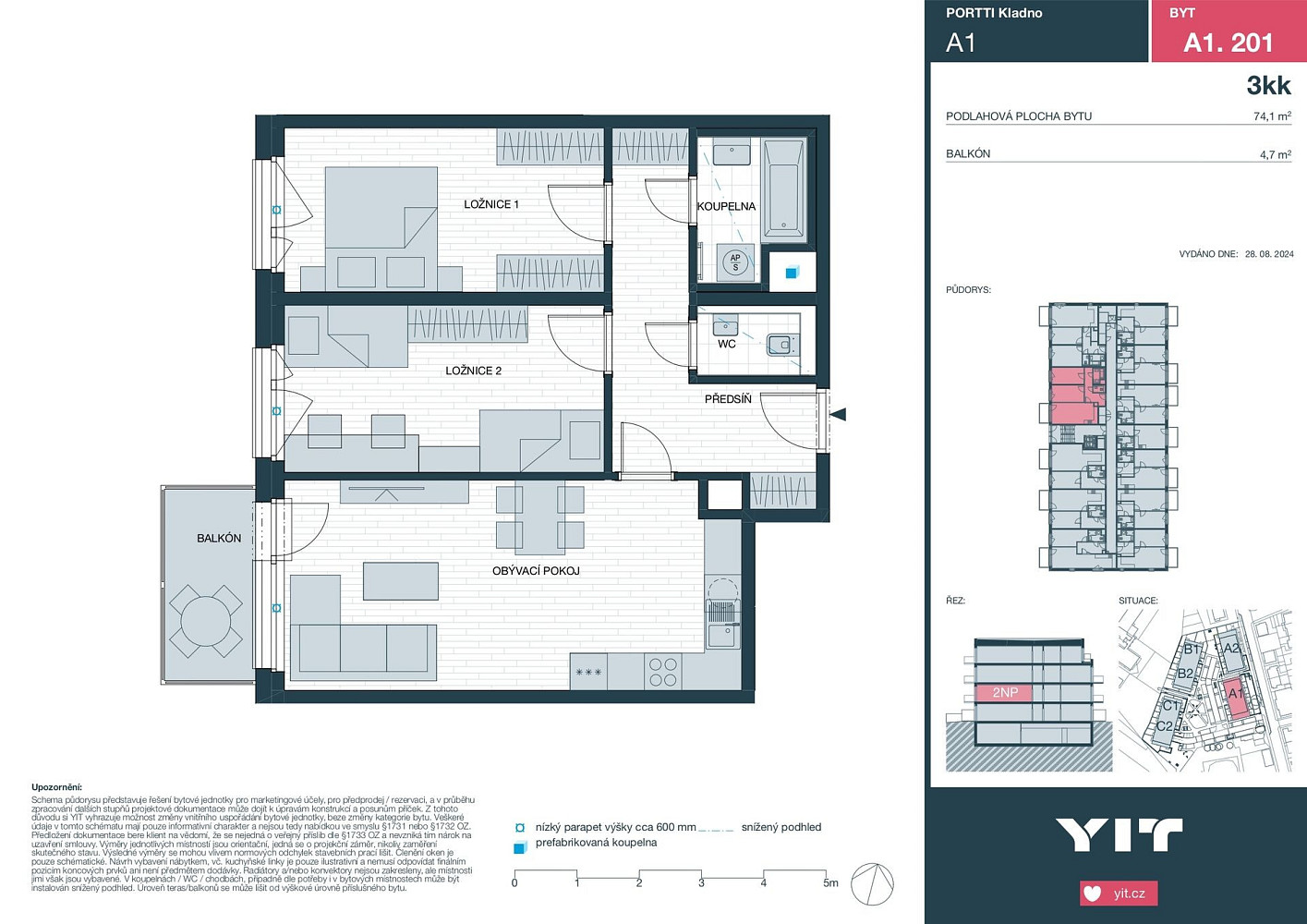 Prodej bytu 3+kk 74 m² — photo 4