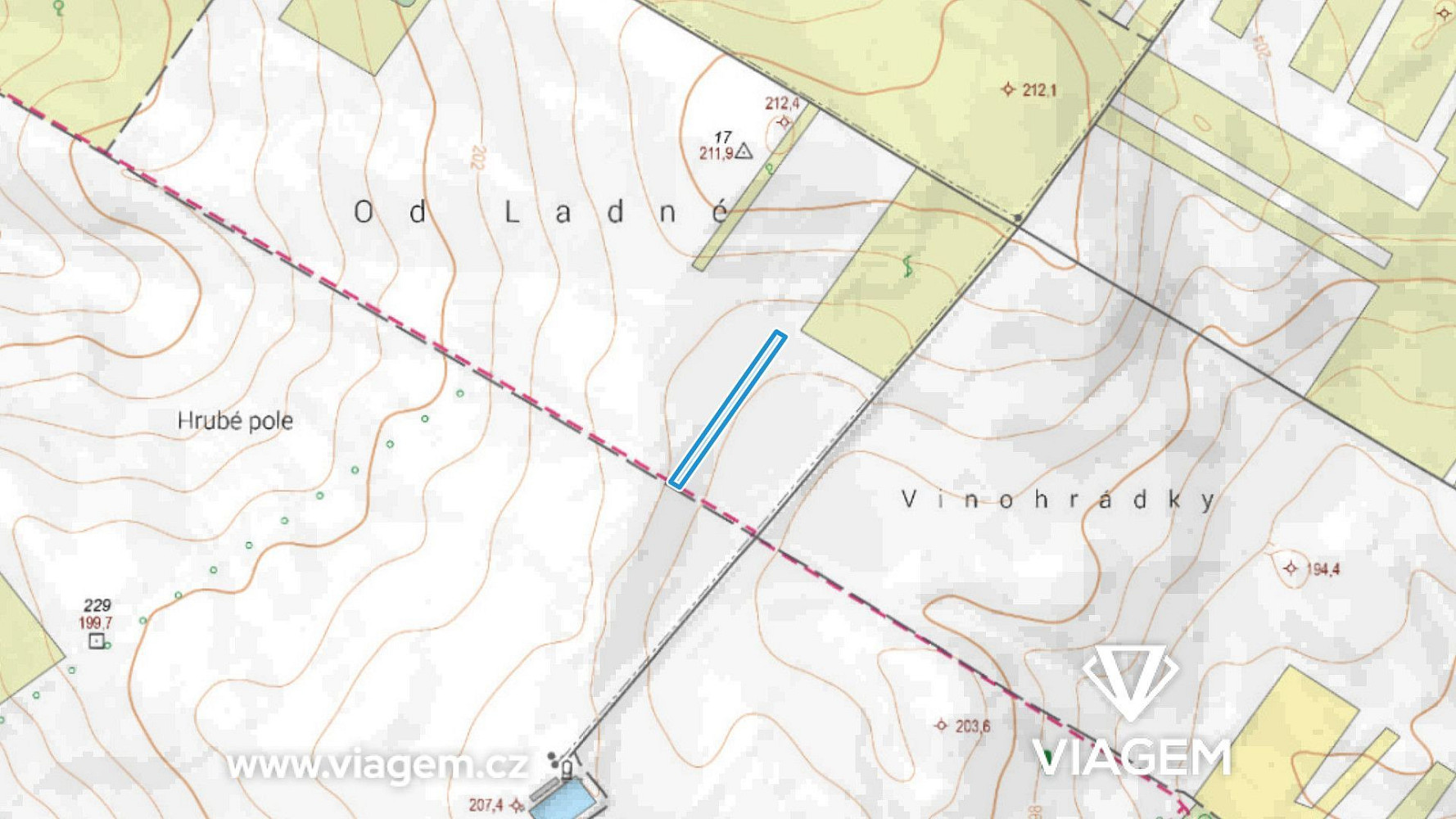 Prodej pole 2 600 m² – fotografie 3