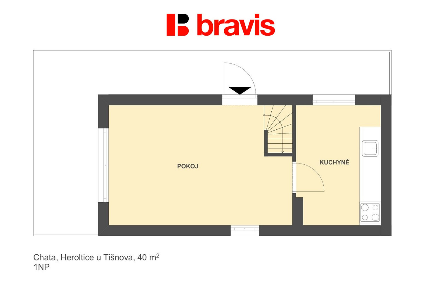 Prodej chaty/chalupy 40 m² s pozemkem 328 m² – fotografie 5