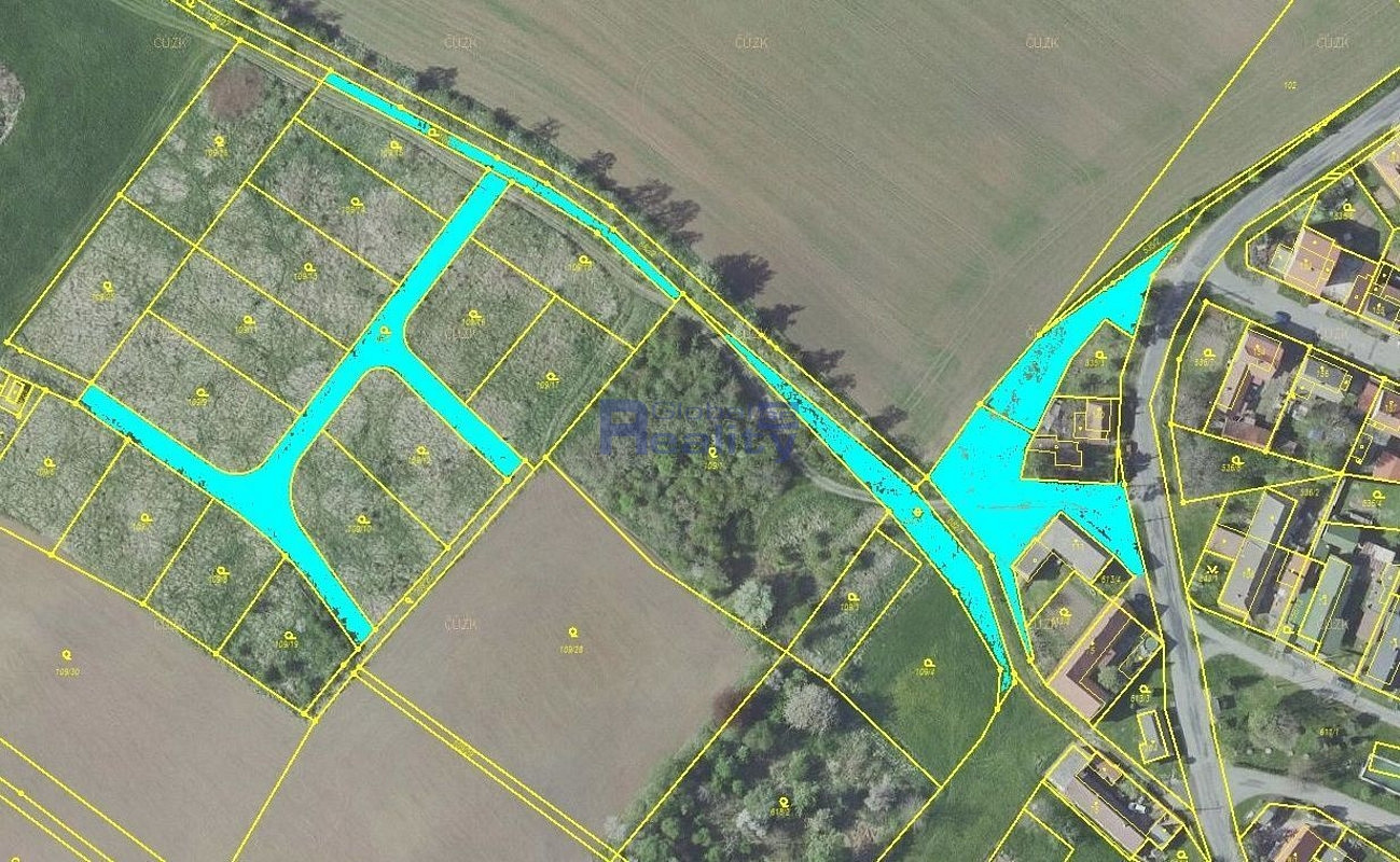 Dražba pozemku 4 340 m²