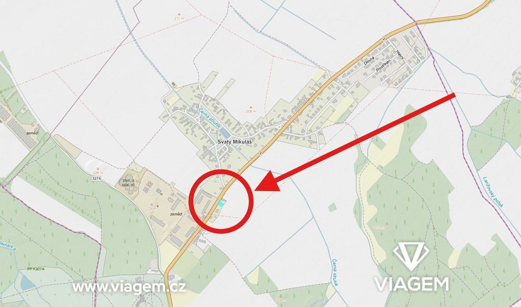 Prodej stavebního pozemku 711 m², Svatý Mikuláš – náhled fotky 3