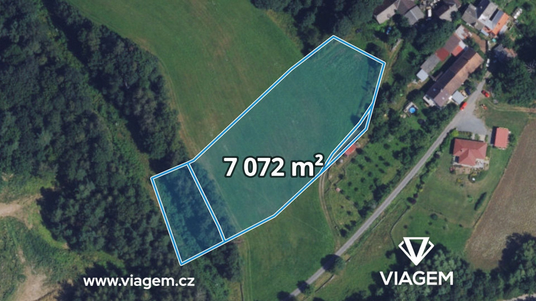 Prodej pole 7 072 m²