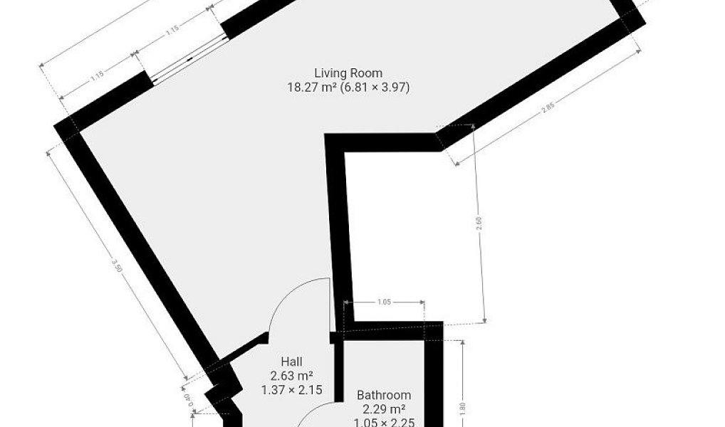 Pronájem bytu 1+kk 23 m², Škvorec – náhled fotky 9