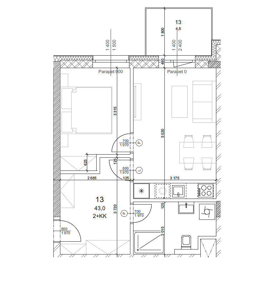 Prodej bytu 2+kk 49 m² — photo 4