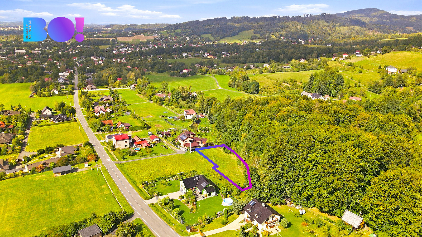 Prodej stavebního pozemku 2 425 m² – fotografie 2
