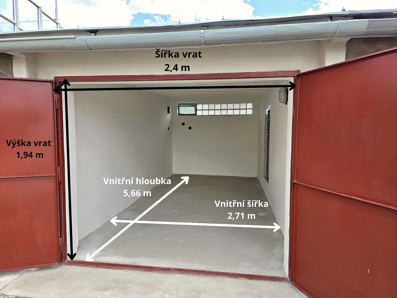 Prodej- mimořádná garáž 19m2, Brno- Maloměřice – fotografie 3