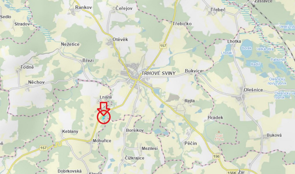 Prodej vodní plochy 9 153 m², Čížkrajice – náhled fotky 4