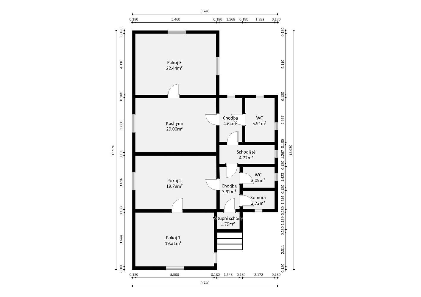 Prodej domu 250 m² s pozemkem 551 m² – fotografie 2