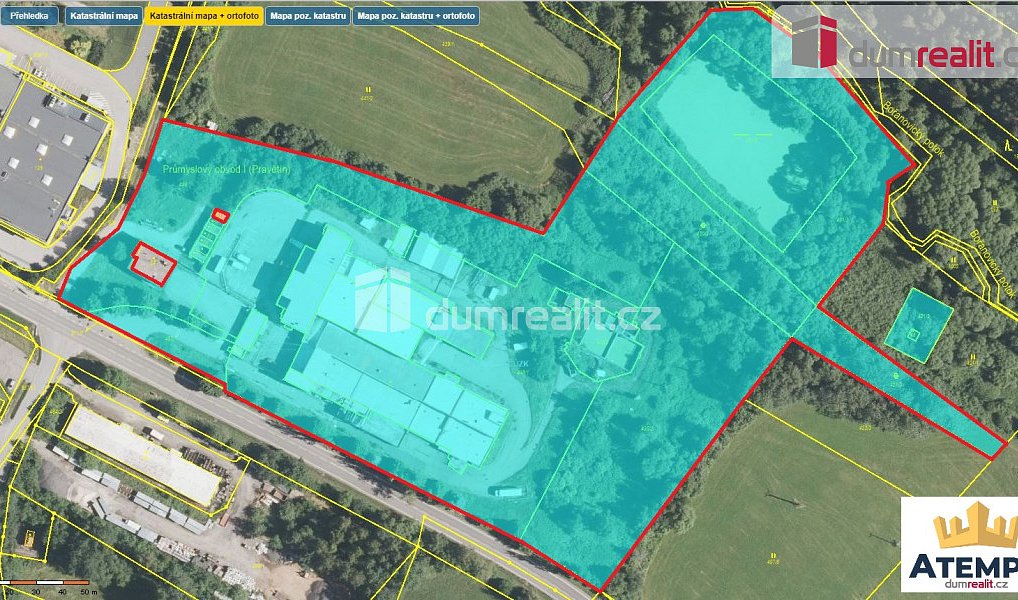 Prodej výrobních prostor 39 749 m², Vimperk – náhled fotky 3