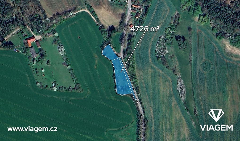 Prodej zahrady 787 m², Týn nad Vltavou – náhled fotky 2