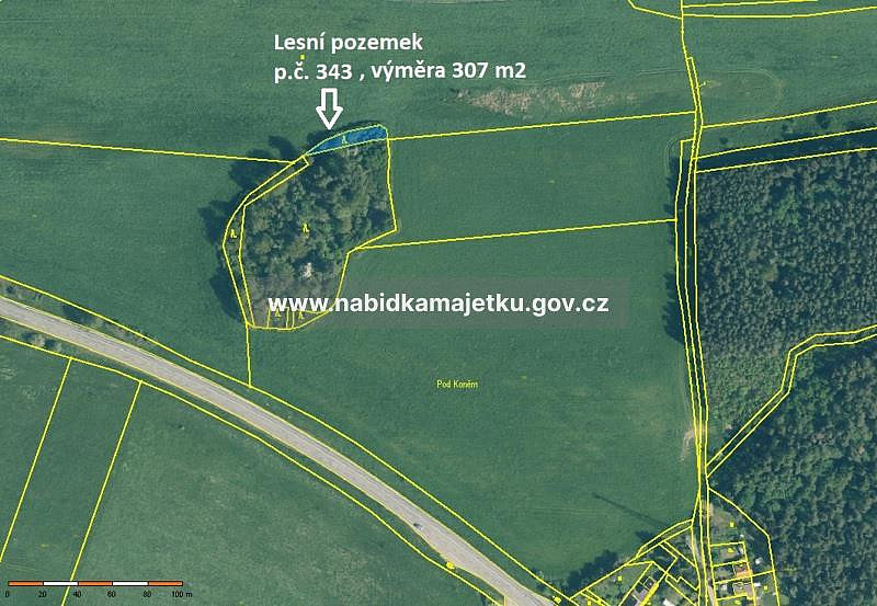 Prodej lesa 433 m² – fotografie 2