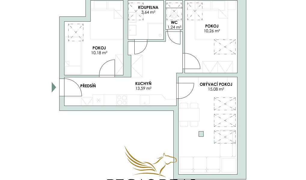Prodej bytu 3+1 60 m², Velké Karlovice – náhled fotky 7