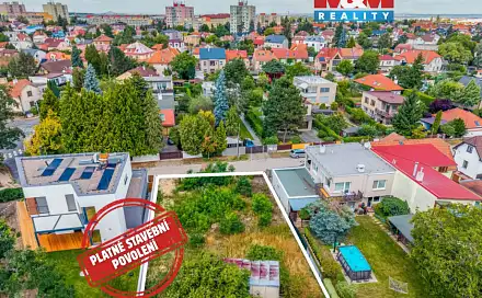 Prodej stavebního pozemku 539 m², Praha 9 - Horní Počernice