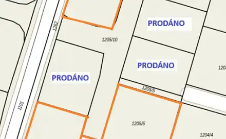 Prodej stavebního pozemku 768 m², Čankovice, okres Chrudim