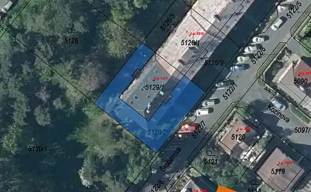 Prodej stavebního pozemku 30 m², Chomutov