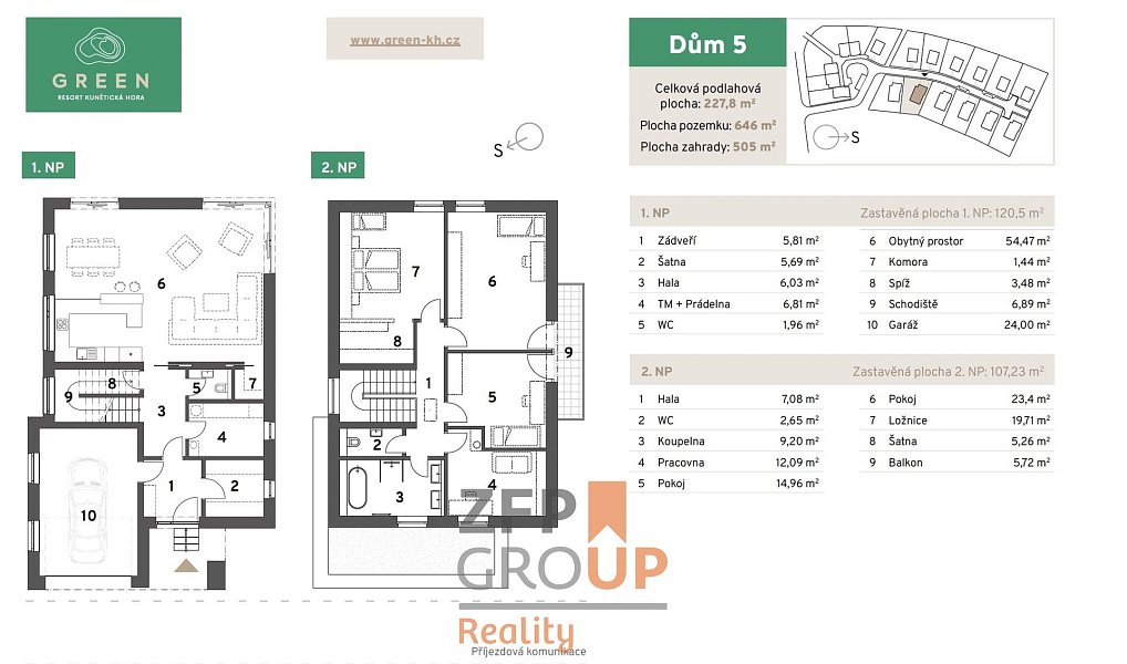 Prodej domu 228 m² s pozemkem 646 m², Dříteč – náhled fotky 3